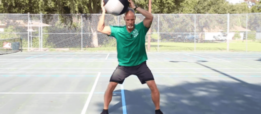 medicine ball fake throws